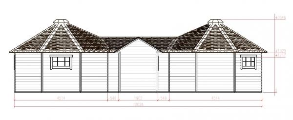 Pavillon Gartenpavillon Grillkota Grillhütte Holz Rustikal Pavillons & Pergolen