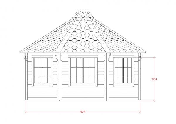 Grillhütte Grill Grillkota Hütte Haus Finnische Grills Grillhaus 14,90 m² Kota