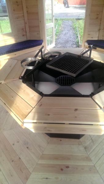 Grill Grillkota Hütte Grillhütte Haus Finnische Grills Grillhaus 14,90 m² Kota