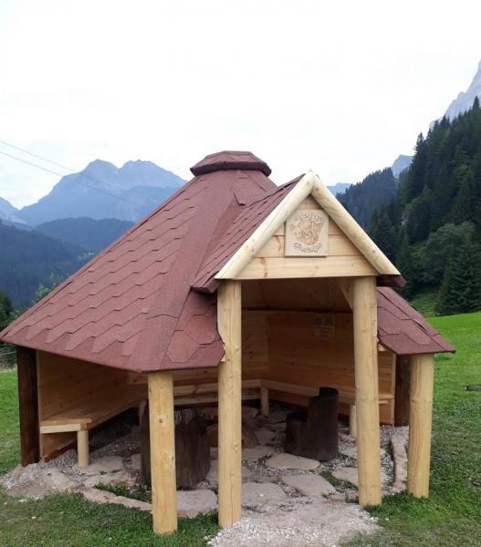 Grill Offene Grillkota Outdoor Grills Holz Grillecke Kota Offene bis 15 Personen