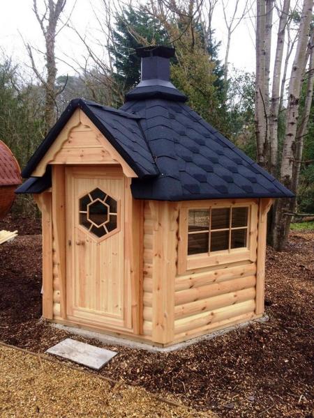 Grillkabine Grillhaus Haus Garten Grillkota Größe 3-5 Personen