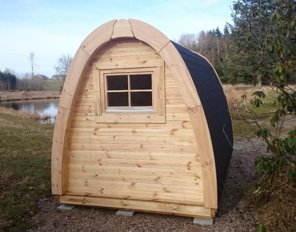 Camping Haus Gartenhaus Garten Laube Rund Wochenendhaus Blockhaus 2,40x3,50