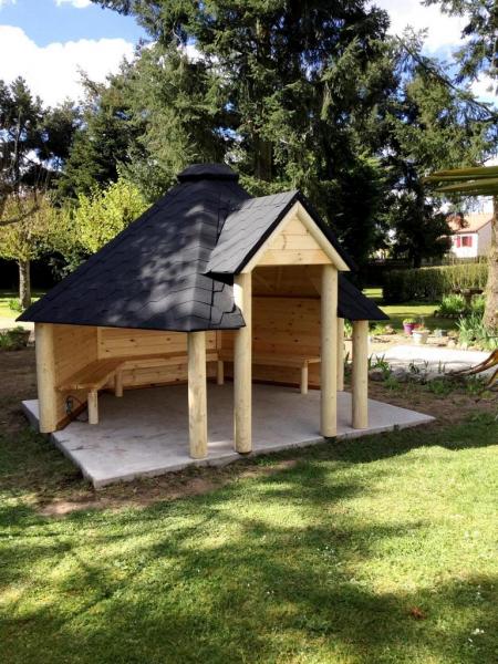 Grill Offene Grillkota Outdoor Grills Holz Grillecke Kota Offene bis 15 Personen